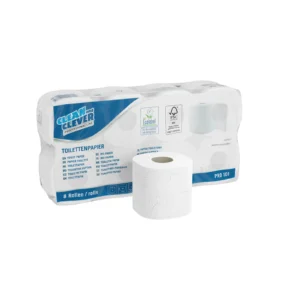 CLEAN and CLEVER Toilettenpapier Kleinrollen Pro 101 (3-lagig)