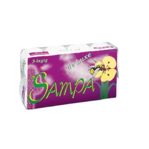 SAMPA violett Toilettenpapier Kleinrollen - 56 Rollen - (3-lagig)