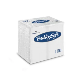 Servietten Bulkysoft weiss (40x40, 2 lagig, 1/8 Falzung, 20x100, 2000 Stück)