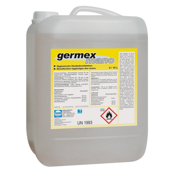 Germex mano Handdesinfektionsmittel 10L