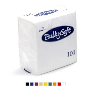 Servietten Bulkysoft mehrfarbig 1/4 (24x24, 2 lagig, 30x100, 3000 Stück)